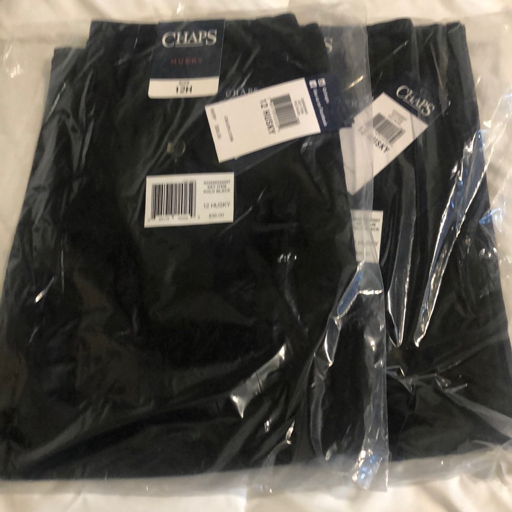 Chinos by Chaps Ralph Lauren. New. 12 Husky Boys.